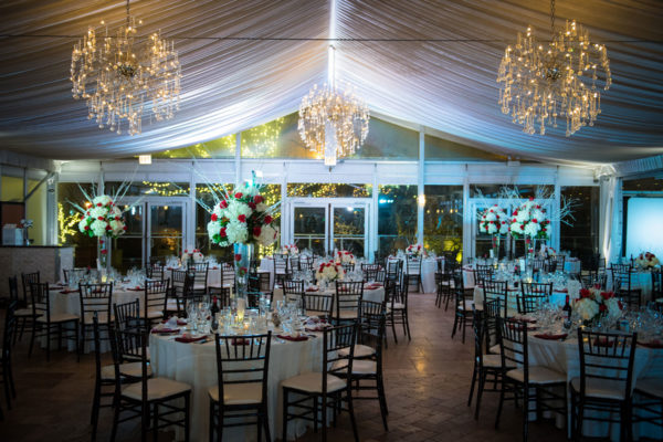 galleria marchetti wedding ballroom setup with beautiful details